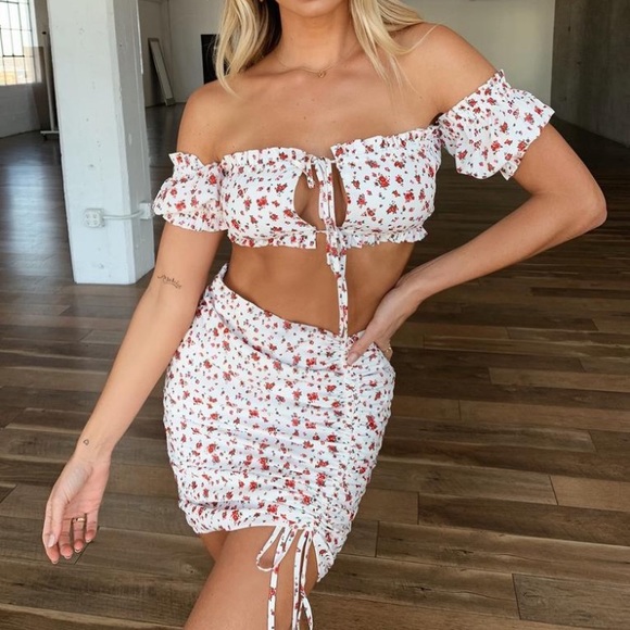 Tiger mist floral skirt - Picture 2 of 5